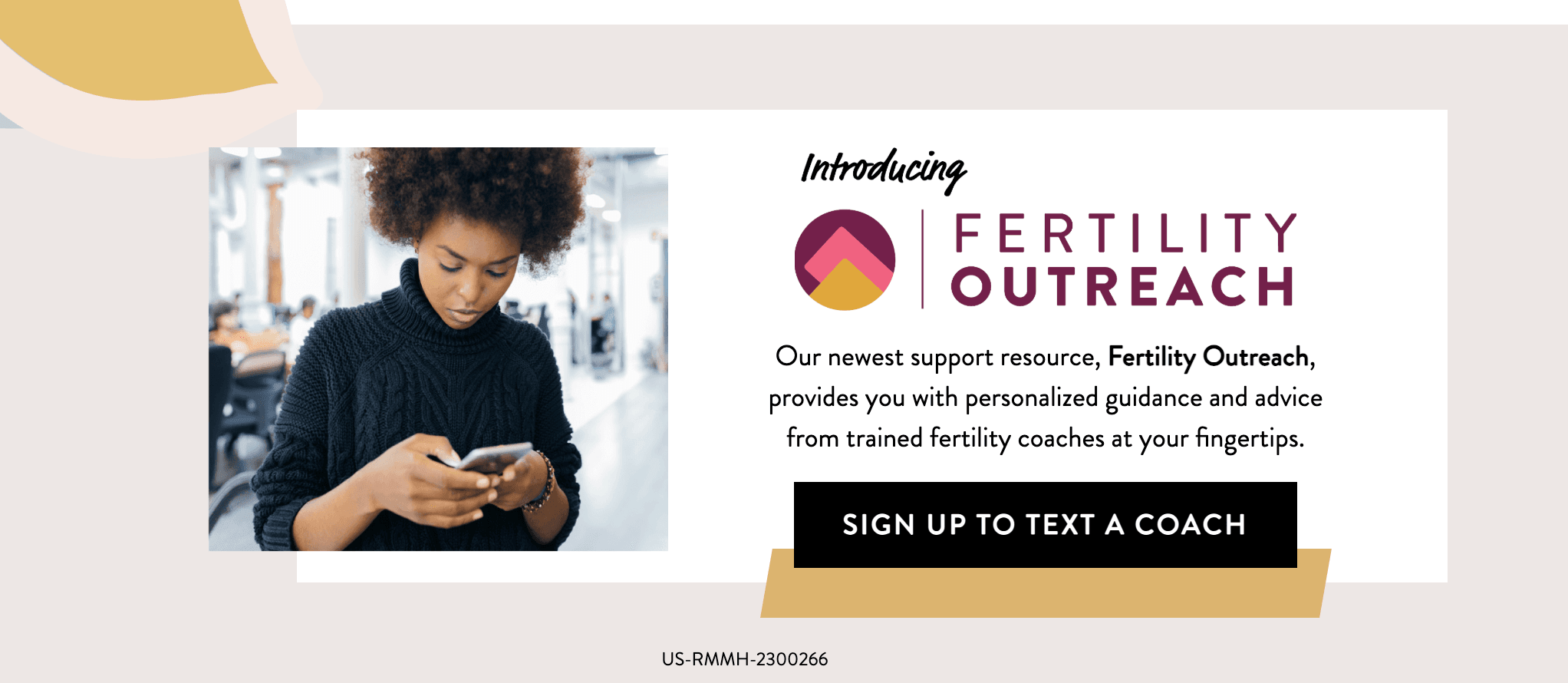Fertility Outreach - Embedded Advertisement